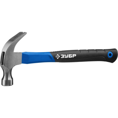 ЗУБР Профессионал 450 г молоток-гвоздодёр цельнокованый столярный {20235-450_z01}