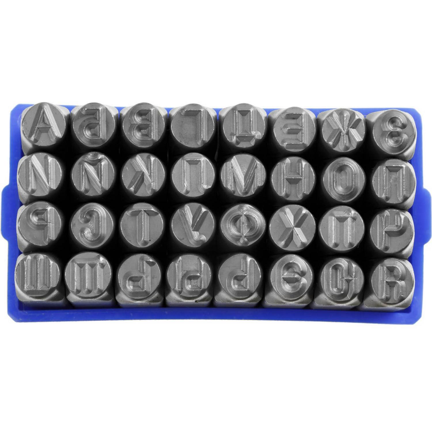 Клейма ЗУБР буквенные кириллица, шрифт 5мм {21503-05_z01}