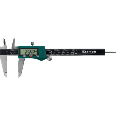 KRAFTOOL штангенциркуль электронный, металлический, 150мм {34460-150}