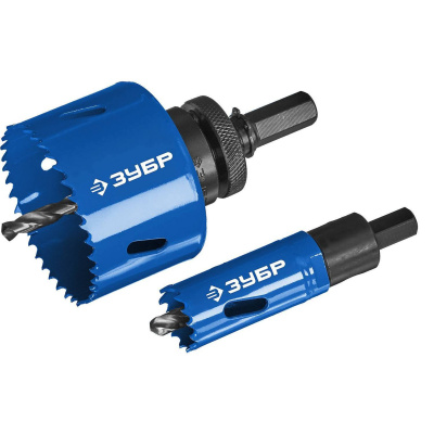 ЗУБР  11 шт, сталь Р6М5, (14,20,22,25,30.35,40.51.60,64,67), набор биметаллических коронок  (29531-H11)