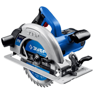 Пила дисковая, 90°-75 мм, диск 210 мм, 2000 Вт, ЗУБР Профессионал {ПДП-75}