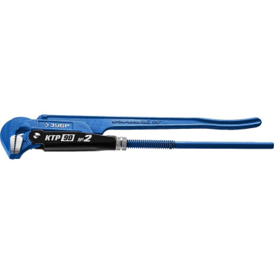 ЗУБР КТР-90, №2, ключ трубный, прямые губки {27335-2_z02}