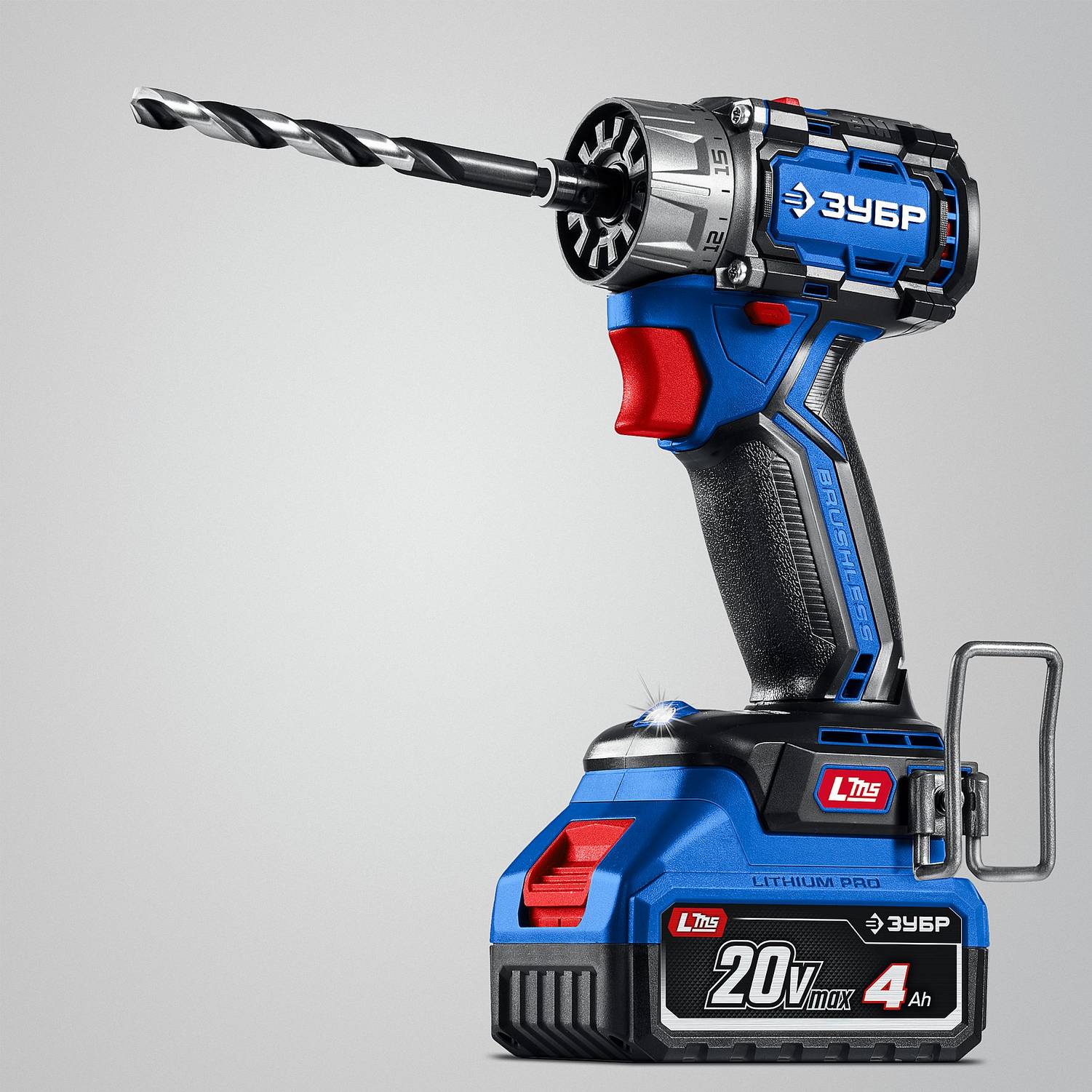 ЗУБР  НЕХ-1/4", d 6.0 х 111 мм, сверло по металлу для винтовёртов и шуруповертов IMPACT READY {29623-6_z01}