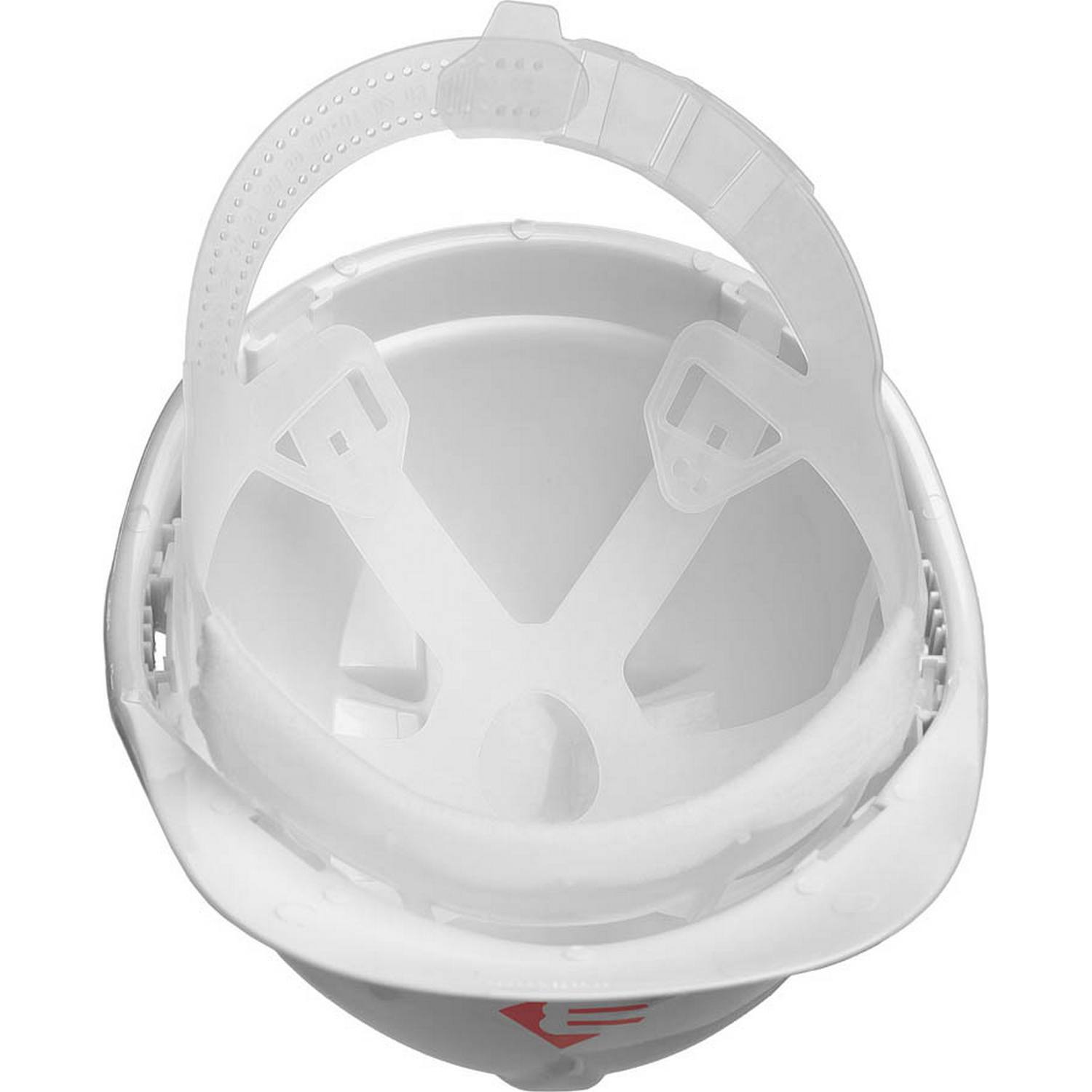 ЗУБР  белая, реечный механизм, универсальное крепление для наушников и щитков, защитная каска (11090-2)