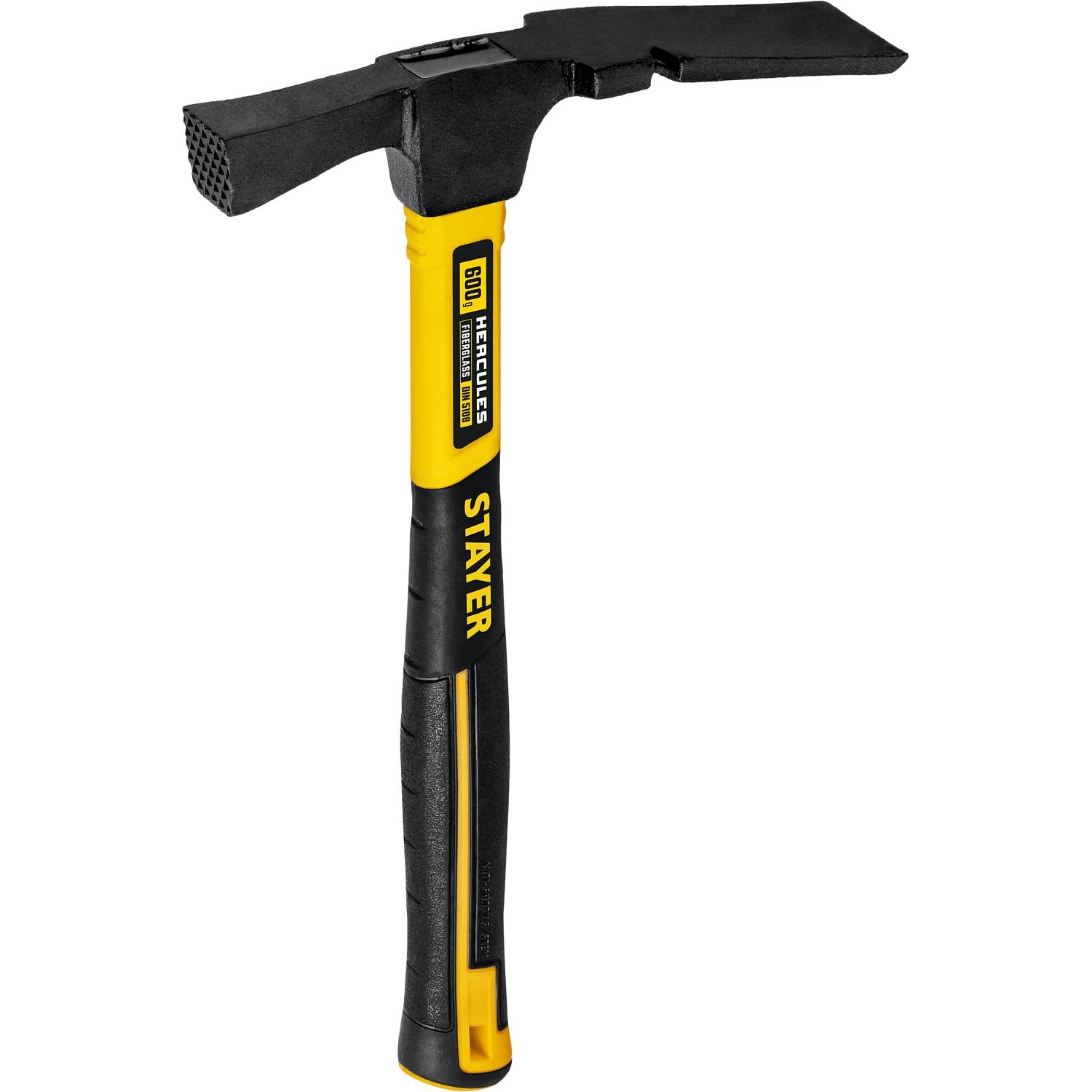 Молоток каменщика с фиберглассовой рукояткой STAYER Hercules 600 г {20161_z01}