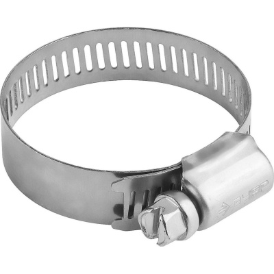 ЗУБР  НХ-12П, 19 - 44 мм, просечная лента 12.7 мм, 4 шт, нержавеющий хомут, Профессионал (37815-019-44-4)