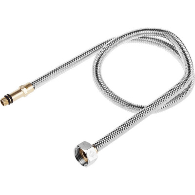 ЗУБР  1/2", 0.8 м, гайка-штуцер, сильфонная подводка для смесителей с удлиненным штуцером (51013-080)