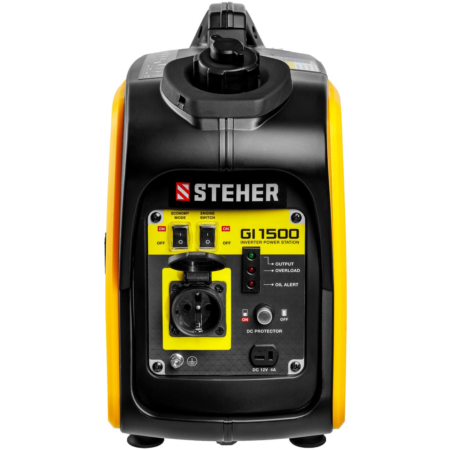 GI-1500 генератор инверторный, 1200 Вт, STEHER {GI-1500}