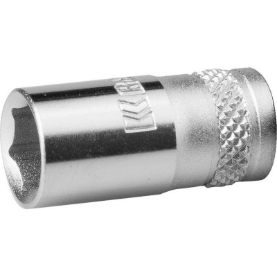 Торцовая головка KRAFTOOL "INDUSTRIE QUALITAT", Cr-V, FLANK, хромосатинированная, 1/4", 8 мм {27815-08_z01}