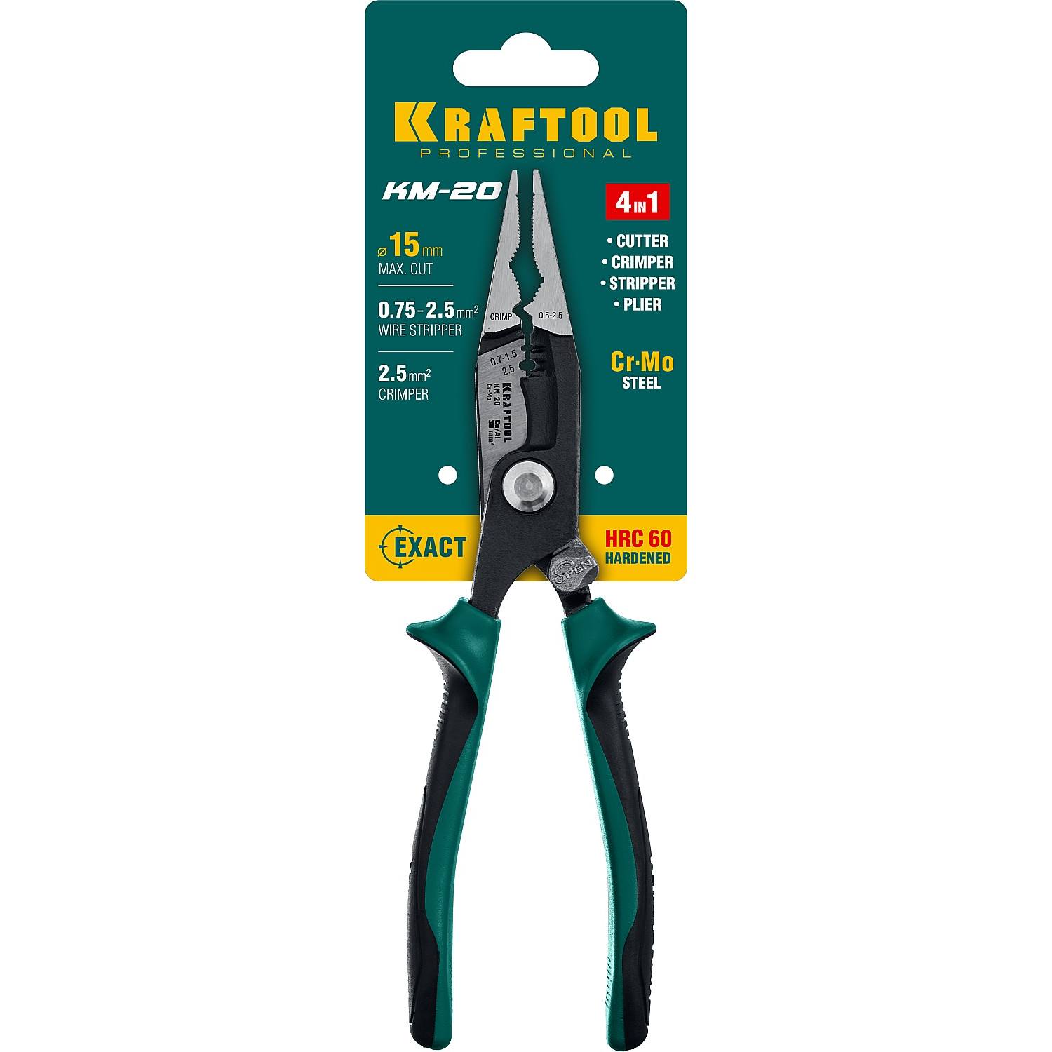 KM-20 Клещи многофункциональные, KRAFTOOL {23336-20}