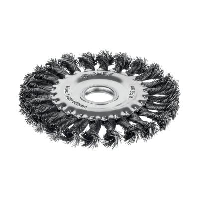 ЗУБР  125х22 мм, щетка дисковая для УШМ, жгутированная стальная проволока 0.5 мм, посад. 22 мм {35170-125}