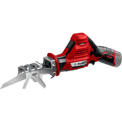 ЗУБР 12В, без АКБ, в коробке, пила сабельная. СПЛ-125 {СПЛ-125}