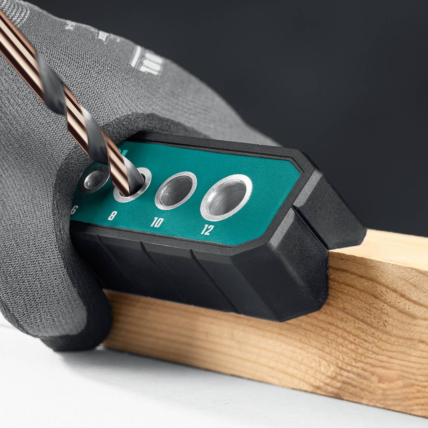 KRAFTOOL  Woodsniper 121, 6 отверстий 4 - 12 мм, кондуктор для сверления под углом 45° и 90°  (30073)