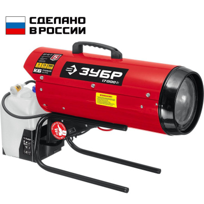 ЗУБР 17 кВт дизельная тепловая пушка, прямой нагрев {ДП-К6-17}