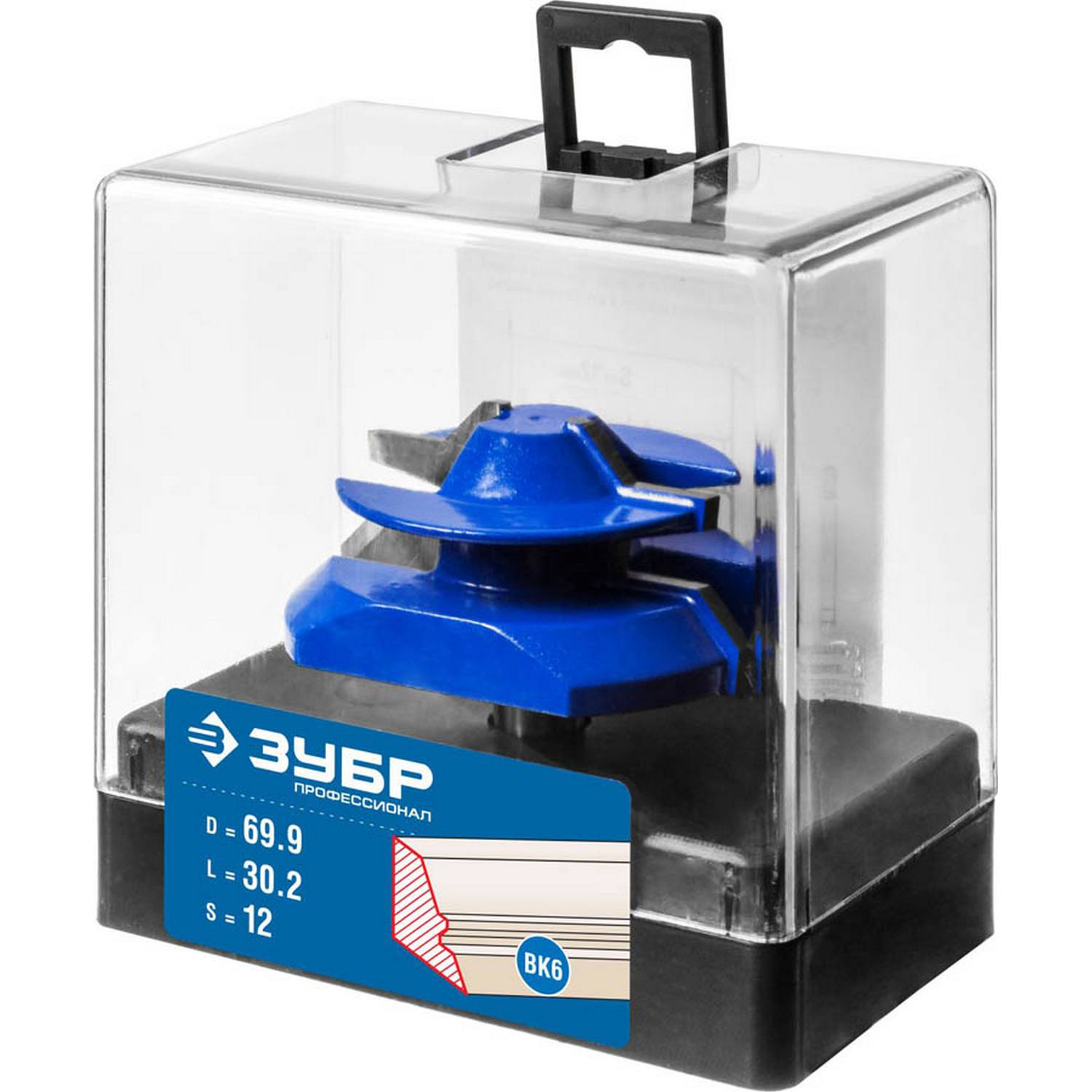 ЗУБР 69,9x30мм, фреза кромочная для углового сращивания {28724-69.9}