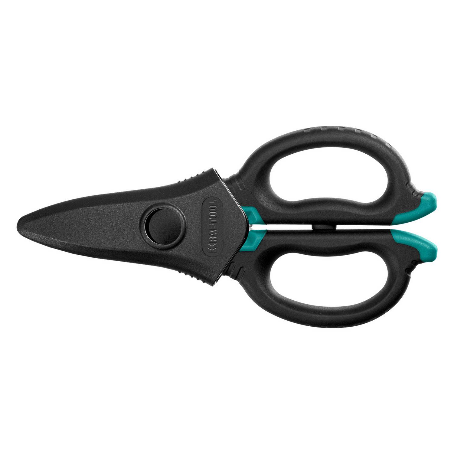 KRAFTOOL  ELECTRIC, 4 в 1, 160 мм, с чехлом, ножницы электрика {23356}
