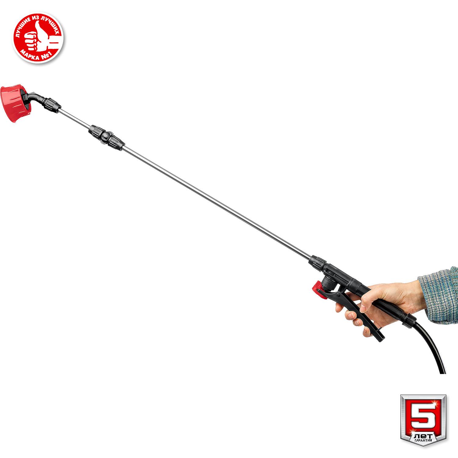 ЗУБР 16 л бак, опрыскиватель аккумуляторный, 12В, 8Ач {ОПС-16}