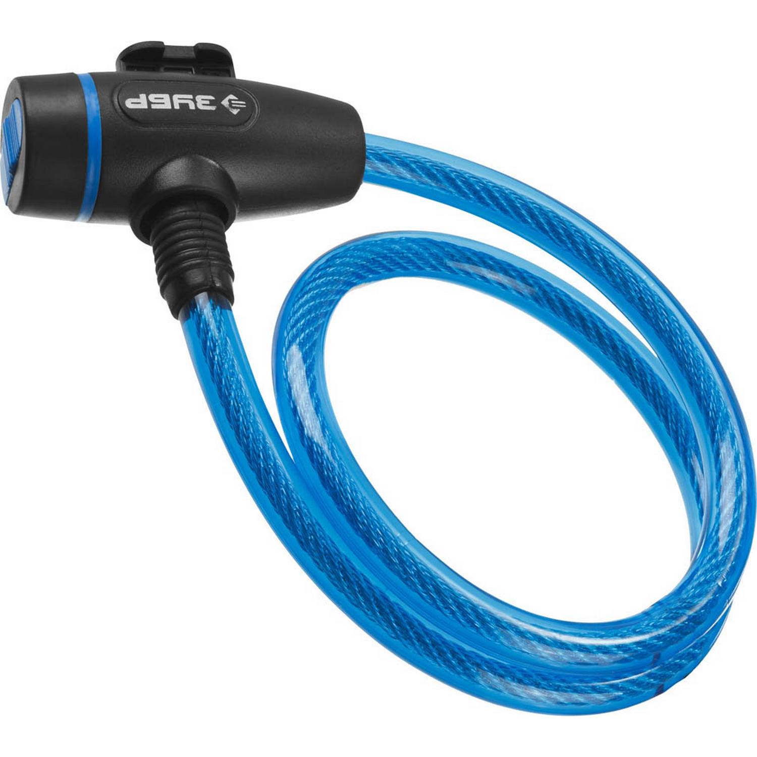 Замок ЗУБР "Профессионал", тросовый, 3 ключа в комплекте, длина троса 650мм, d 10мм {37261-65_z01}