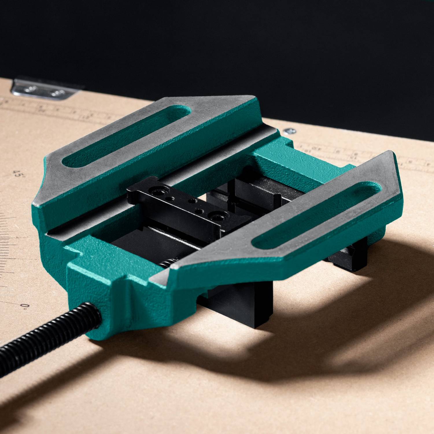 KRAFTOOL  DPV-150, 150 мм, станочные сверлильные тиски  (32722-150)