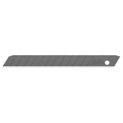 OLFA  EXCEL BLACK, 9 мм, 10 шт, в боксе, сегментированные лезвия {OL-ASBB-10}