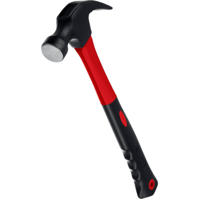 MIRAX  450 г, Молоток-гвоздодёр столярный с фиберглассовой рукояткой {20231-450}