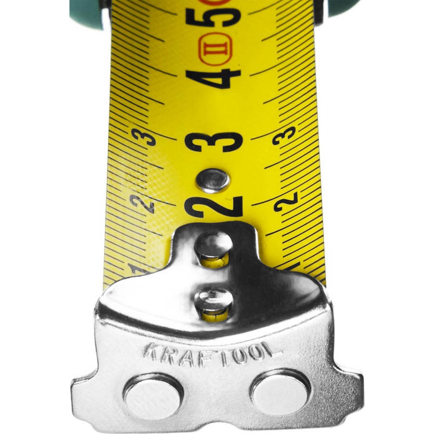 KRAFTOOL GRAND 10м / 25мм рулетка с ударостойким корпусом (ABS) и противоскользящим покрытием {34022-10-25}