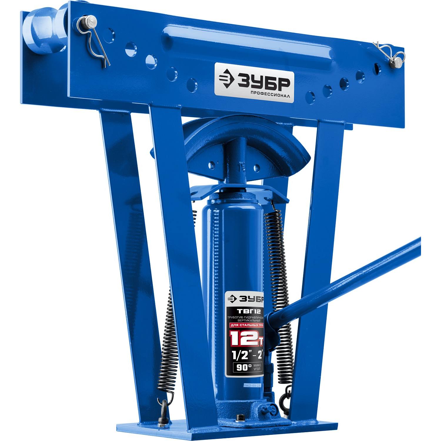 ЗУБР ТВГ-12 1/2-2" 12т трубогиб гидравлический вертикальный ручной, Профессионал {43078-12_z01}