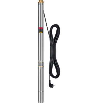 Скважинный насос центробежный ЗУБР, 80 м напор {НСЦ-75-80}