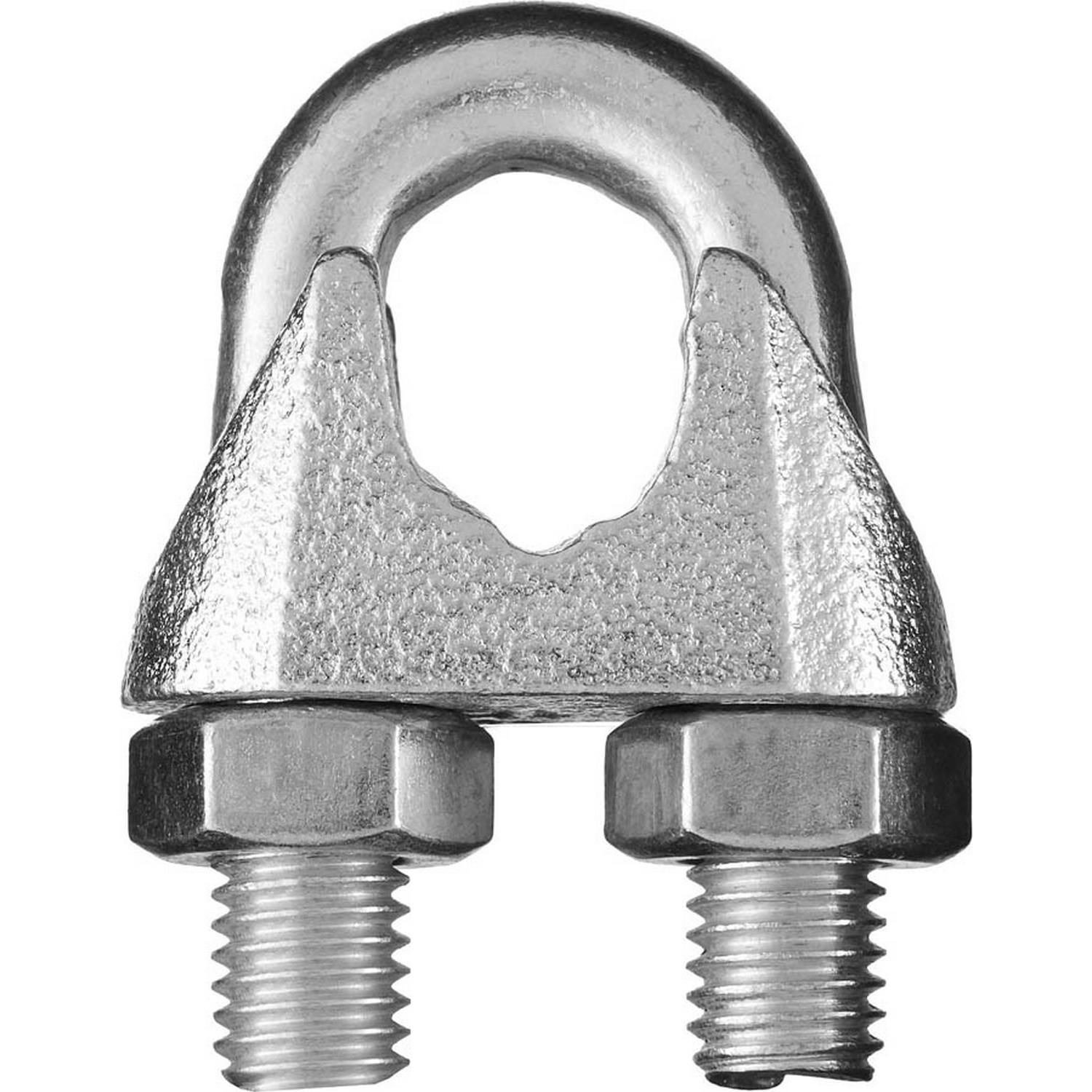 Зажим троса DIN 741, 16мм, 10 шт, оцинкованный, STAYER {30535-16}