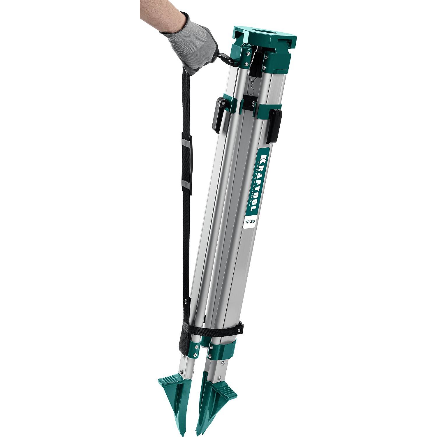 GST 165 штатив геодезический, KRAFTOOL {34732}