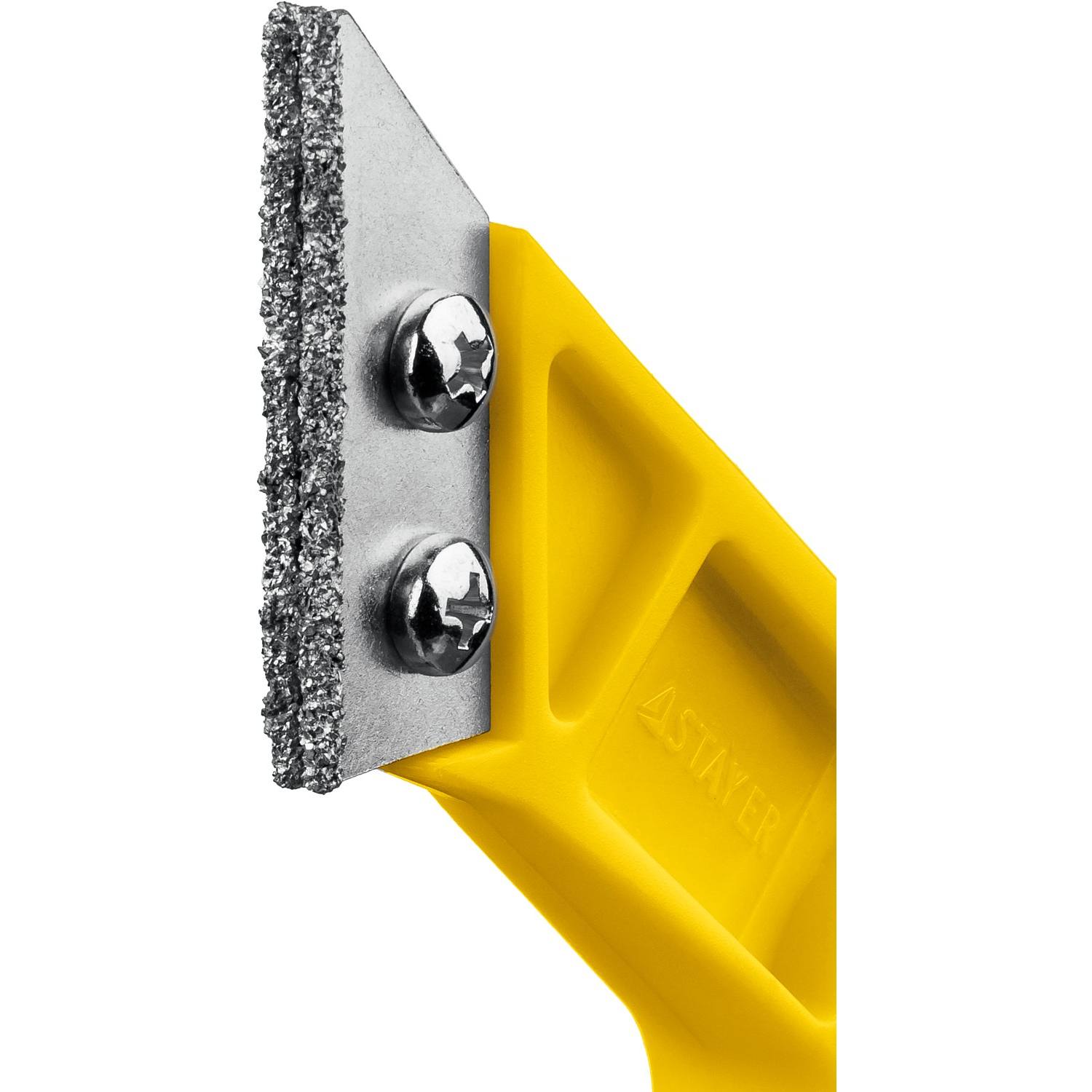 Скребок STAYER "PROFI" по кафелю с карбидным напылением, 50 мм {33415}