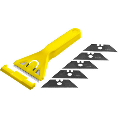 STAYER 50 мм компактный скребок с 5 доп. лезвиями {0851-H6_z01}