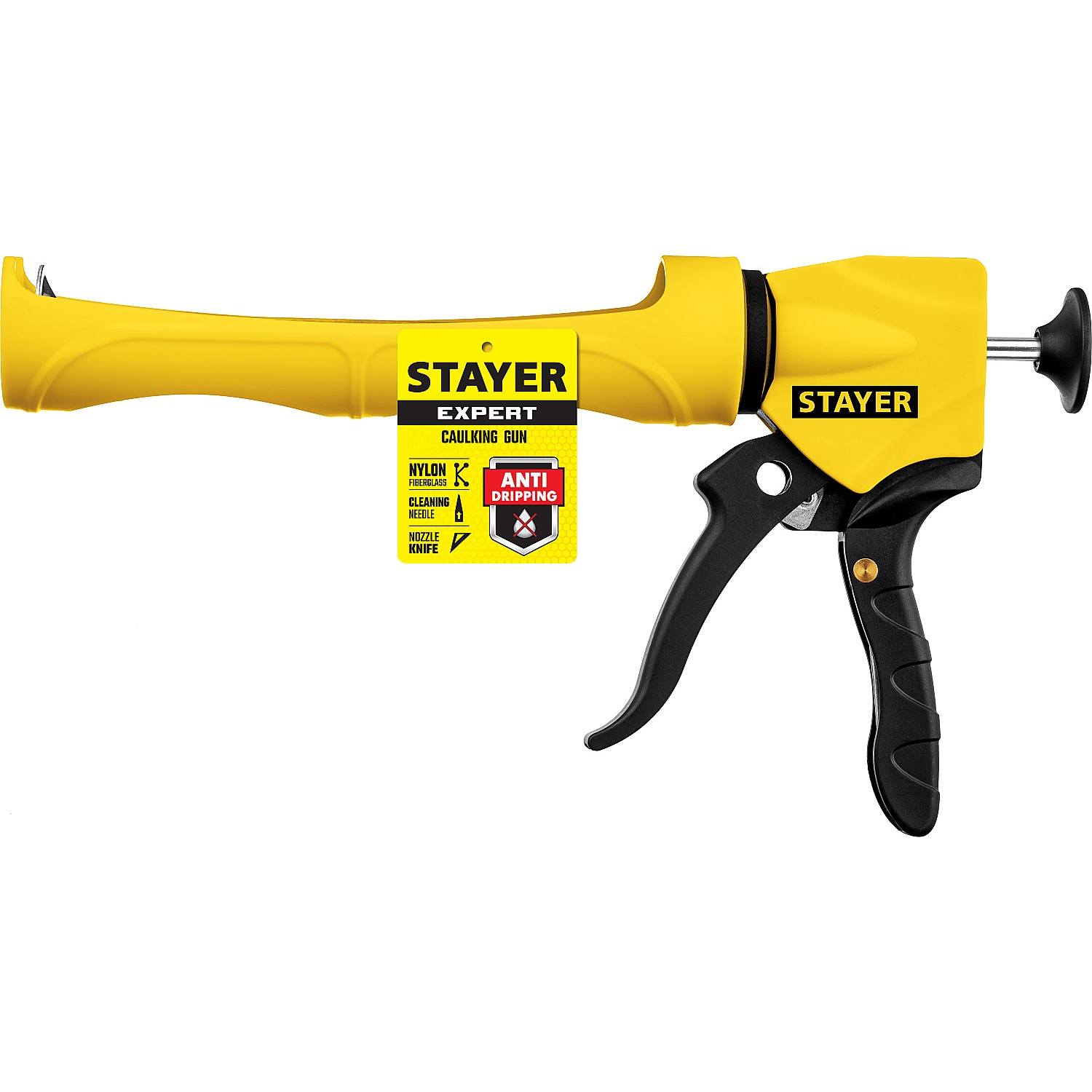 STAYER полукорпусной пистолет для герметика Expert, антикапельная система, 310 мл, серия Professional