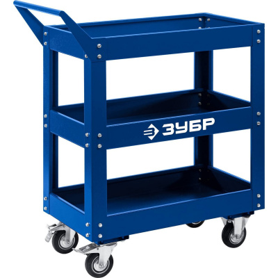ЗУБР  820х405х955 мм, 3 полки, Инструментальная тележка открытого типа, Профессионал  {38913}