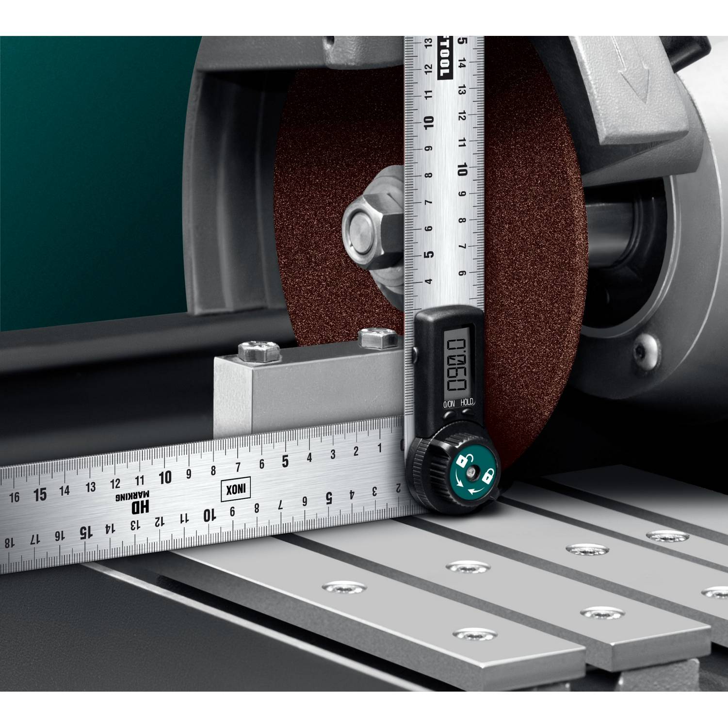 KRAFTOOL  DPM-20 200 мм, Электронный транспортир-угломер  {34682}