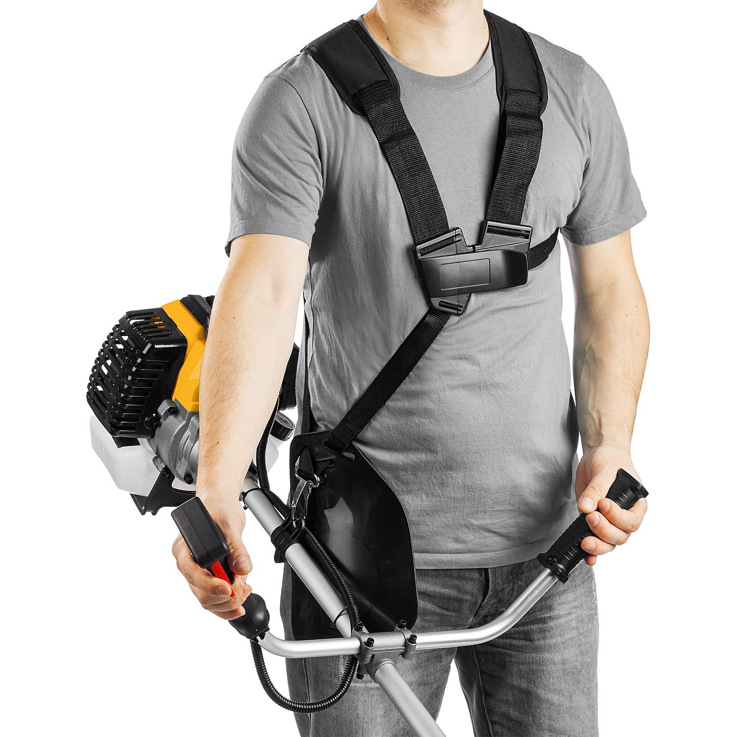 STEHER BT-2500-S бензокоса, 2.5 кВт / 3.3 л.с., 52 см3, разборная штанга {BT-2500-S}