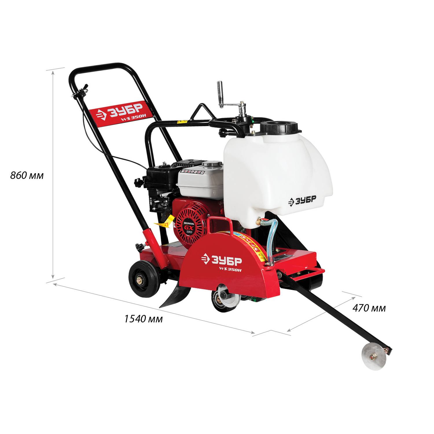 Швонарезчик бензиновый, Honda GX160, 115 мм макс. рез, ЗУБР Профессионал {ЗШБ-350 Х}