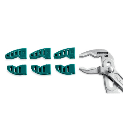 KRAFTOOL  KAYMAN сменные защитные накладки на губки, для клещей 250 мм, набор из 3-х пар {22354-S3}