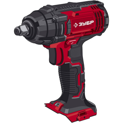 ЗУБР 18В, без АКБ, в коробке, гайковерт ударный. ГУЛ-255 {ГУЛ-255}