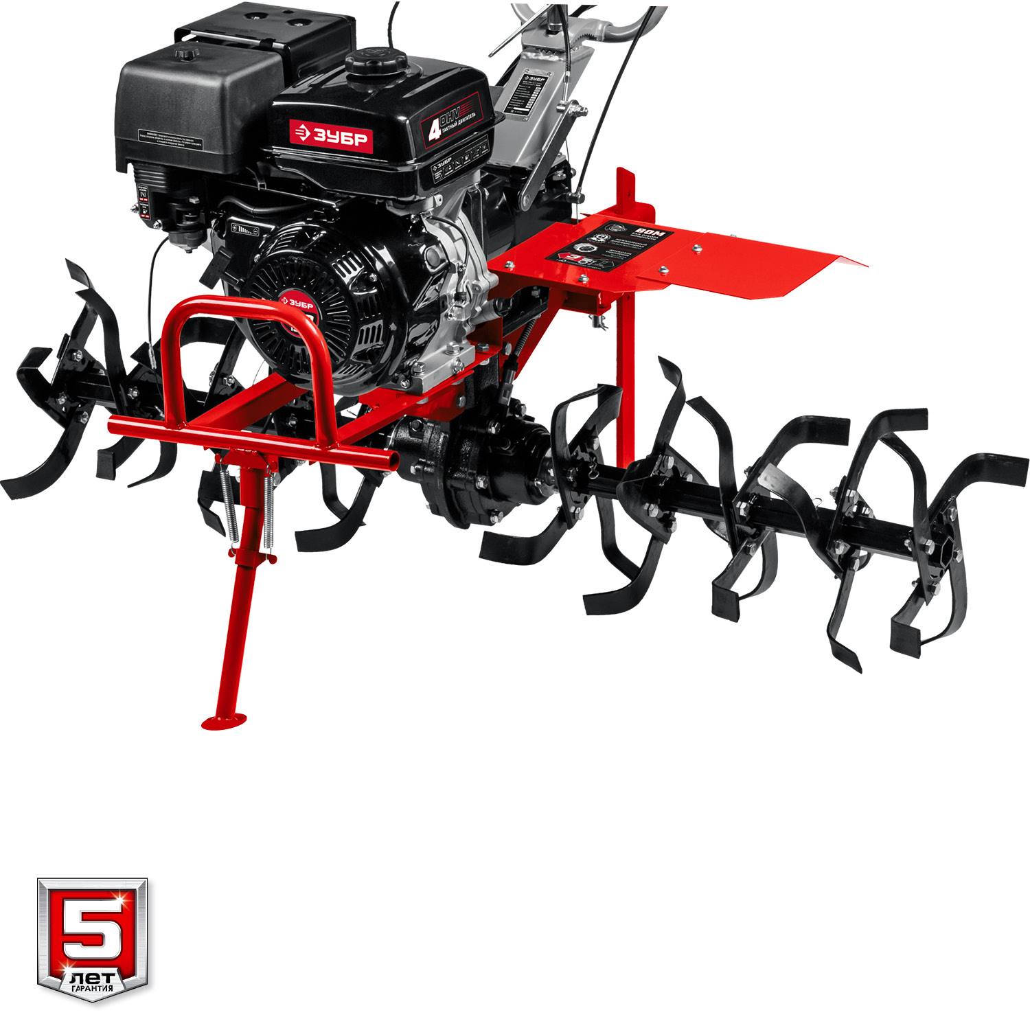 ЗУБР МТШ-700 мотоблок бензиновый с ВОМ, 389 см3 {МТШ-700}