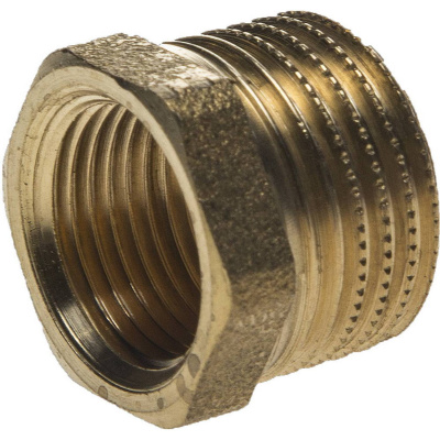 Футорка GENERAL FITTINGS латунь, 1/2" х 3/8" {51082-1/2-3/8}