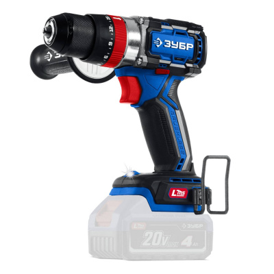 ЗУБР  20 В, 70 Н·м, без АКБ (LMS), бесщеточная ударная дрель-шуруповерт, ПРОФЕССИОНАЛ  (DBS-70)