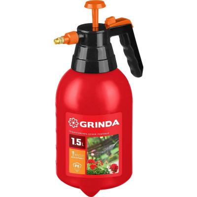 GRINDA  PS-1.5, объем 1.5 л, ручной, колба из высокопрочного полиэтилена, помповый опрыскиватель (8-425059)
