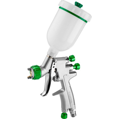Краскопульт пневматический KRAFTOOL "PRO" Jeta 3000 mini, HVLP, c верхним бачком, 0.8мм {06561-0.8}