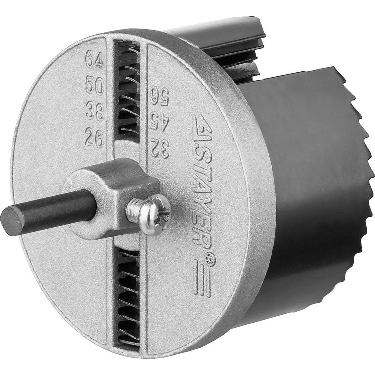 STAYER 7 шт(26-64/32мм), пила сегментная наборная по дереву, 26-32-38-45-50-56-64х32мм {2956-1,5}