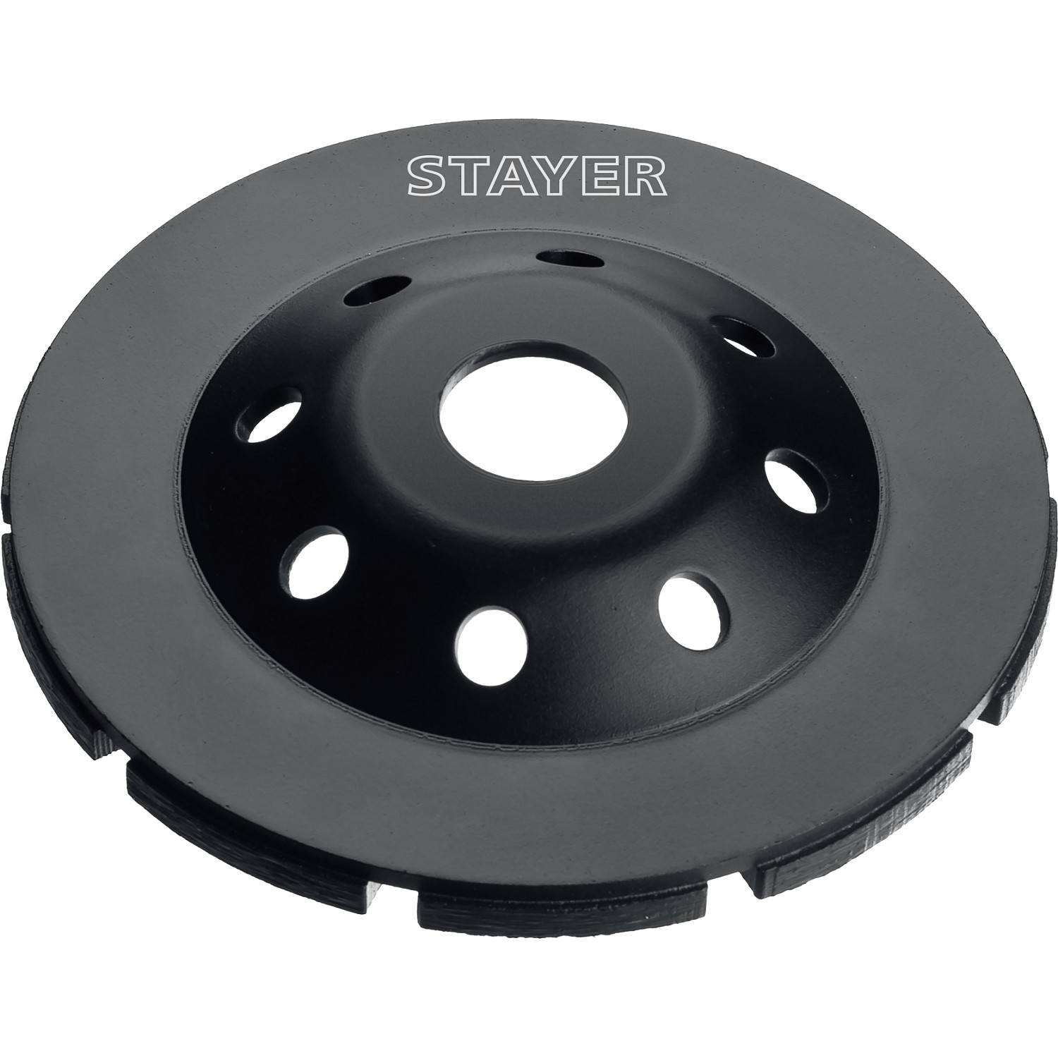 Двухрядная алмазная чашка STAYER Double d 125 мм {33381-125_z01}