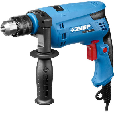 ЗУБР 780 Вт ударная дрель, серия Профессионал {ЗДУ-780 ЭРМ2}