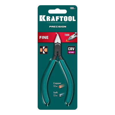 KRAFTOOL  Precision, чистый рез 108 мм, прецизионные бокорезы {220017-6-10}