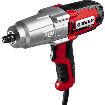 ЗУБР ГС-300 К гайковерт ударный сетевой, 300 Нм, 1/2", кейс {ГС-300 К}