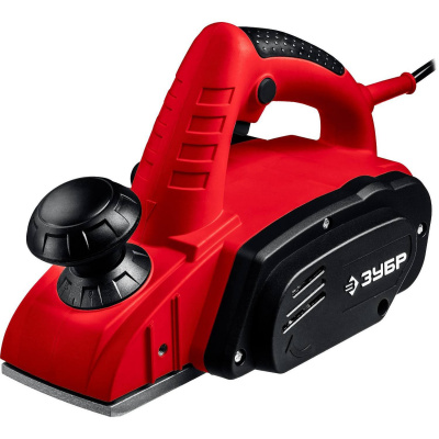 Рубанок электрический (электрорубанок), ЗУБР ЗР-750-82, глубина 2.0 мм, 82 мм, 16 000 об/мин, 750 Вт {ЗР-750-82}